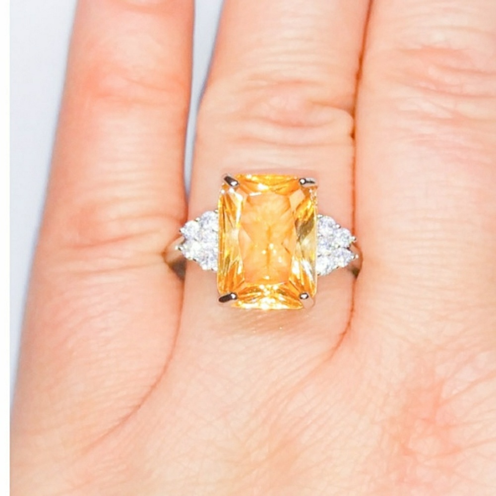 🎀 5.15 CT. Morganite Ring - Picture 3 of 7
